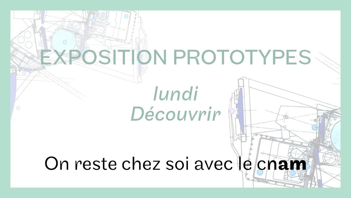 ArtsetMetiers's tweet photo. Dans #RestezChezVous avec @LeCnam et le musée, découvrez la nouvelle exposition "Prototypes, de l’expérimentation à l’innovation" laissez-vous guider dans les coulisses de la recherche scientifique et technique contemporaine. #ConfinementMuseeURL
➡️ https://t.co/VFwGe5PiEq https://t.co/FlMh8Otl77