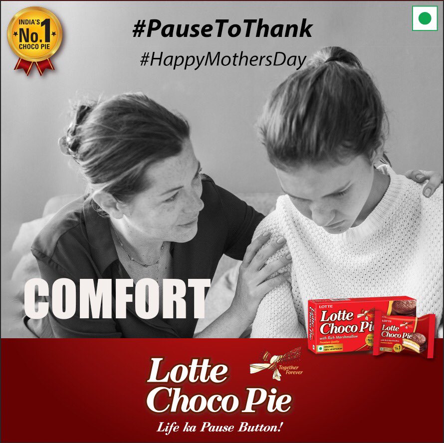 lotte_india's tweet photo. #Pausetothank #Lotte #Lottechocopie #Pause #LotteIndia #ChocoPie #LifeKaPauseButton #lottecocoapie  #pausebutton #pause #lottegroup
#stayhomestaysafe #lockdown 
#comfort 
#comfortable 
#mother #mom #family #motherhood #momlife #mama #mothersday #mum #mommy #parenting #bhfyp https://t.co/yvYz1wa3NX