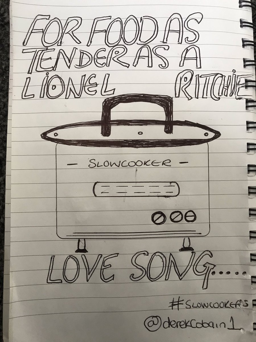 derekcobain1's tweet photo. @OneMinuteBriefs #slowcookers https://t.co/nXZBGHKSLt