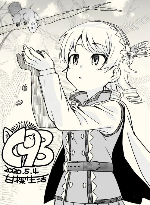 エアスケブ3枚目。「よろしければ森久保乃々」です。そ～っと・・・。 