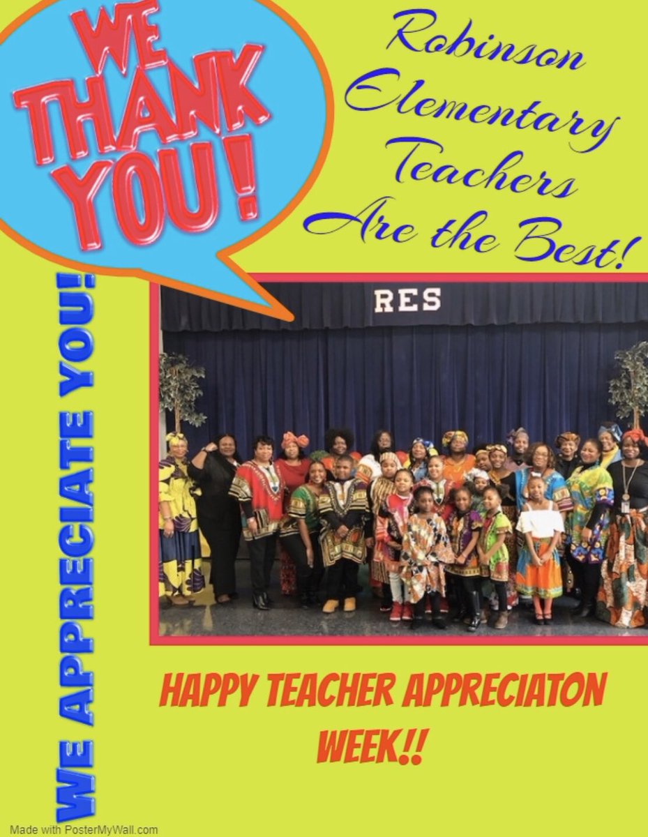 res_elementary's tweet photo. Happy Teacher Appreciation Week!! #WeAreRES https://t.co/CRpxvKbVPj