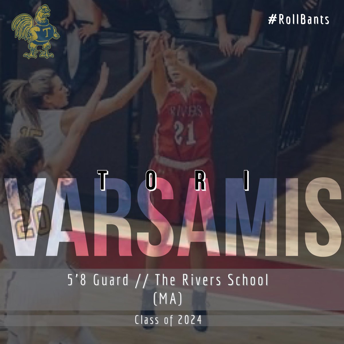 trincollwbb's tweet photo. Also hailing from Massachusetts, please join us in welcoming Tori Varsamis to the #TCWB family! Tori played for the @RiversAthletics &amp; @MCWSTARZ programs, and will be wearing #2️⃣1️⃣ on the court for us next season. #WelcomeToTheCoop @torivarsamis21 !

#TTP #Family #RollBants https://t.co/HszvXcZLOt