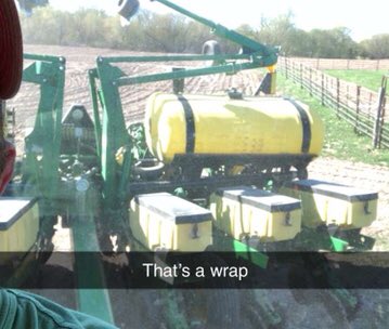 Always a great photo to get from your customers. #plant20 @ChannelSeed_WI