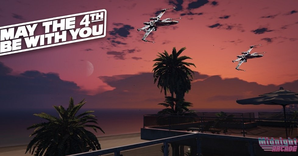MidnightArcade1's tweet photo. ⭐HAPPY STAR WARS DAY⭐

#gtarp #GTAROLEPLAY #MidnightArcade https://t.co/jCSdpMT9yd