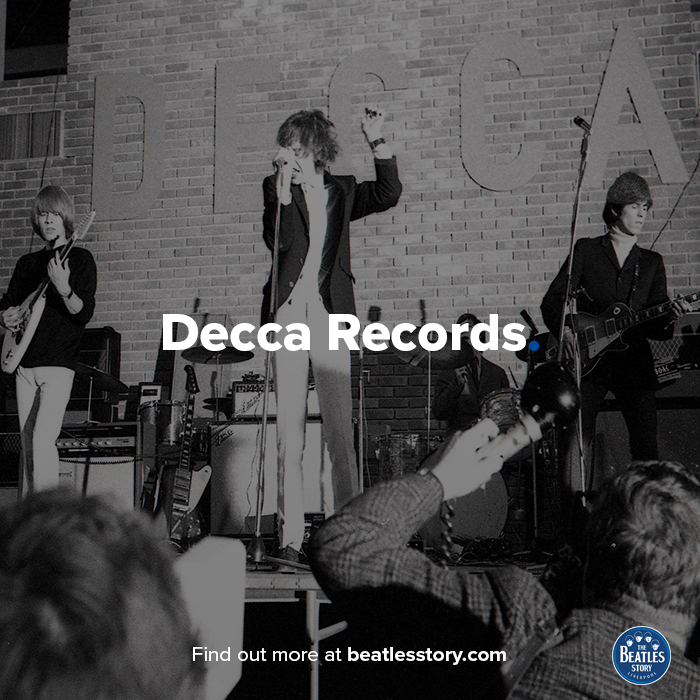 beatlesstory's tweet photo. #OnThisDay in 1963, on a recommendation by George Harrison, Dick Rowe Head of A&amp;R at @DeccaRecords, went to see The Rolling Stones play at Crawdaddy Club, London. 🎸

The band were signed to the label within a week. 🤩

#TuesdayMotivation https://t.co/LS0GcXSSqo