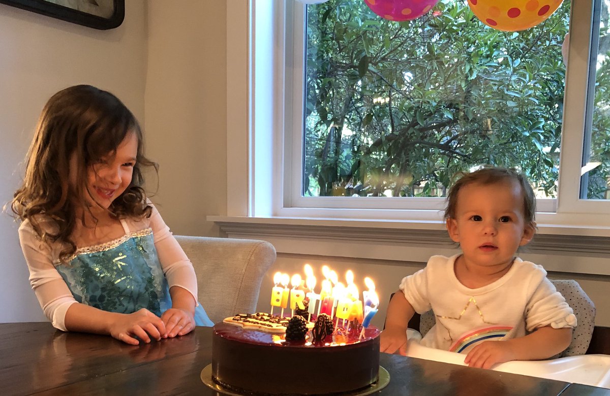 Joseph_DeSimone's tweet photo. My second granddaughter, Gemma Rae DeSimone, turns one year old today!  Gemma makes us all so happy, she’s adorable, funny, inquisitive, loves pillow fights and already knows how to blow out a candle (almost)!  Happy birthday Gemma Rae! https://t.co/lRbbvjBKu3