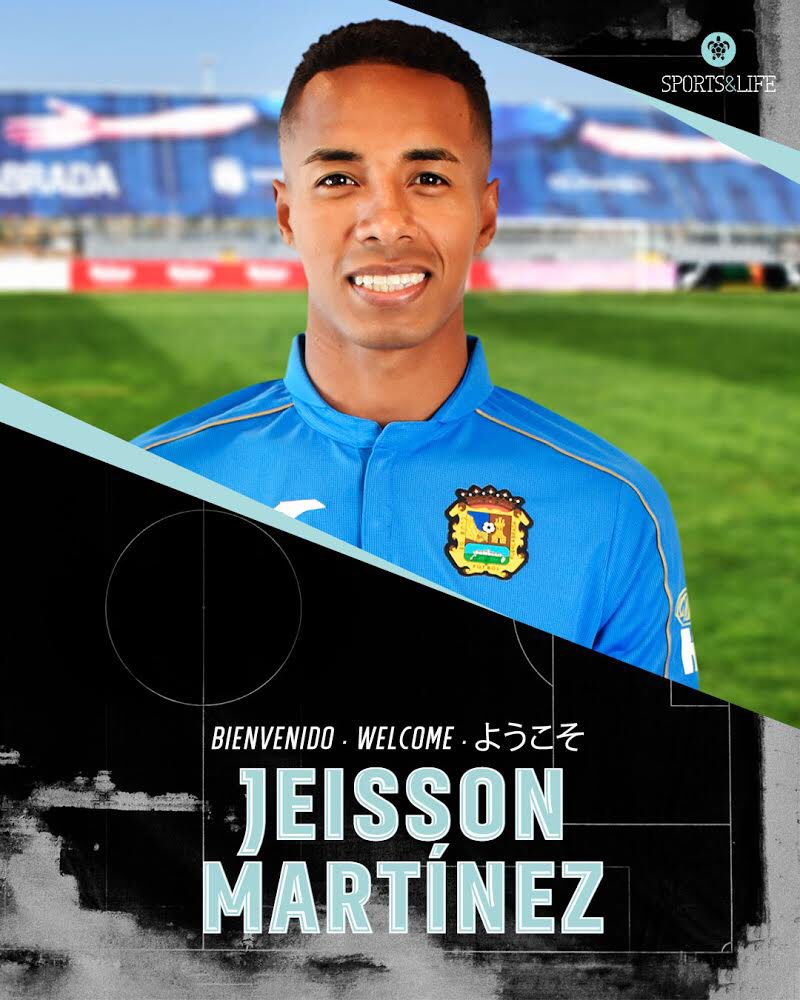 weare_NSN's tweet photo. 🚨FICHAJE🚨
⠀
💥 Jeisson Martínez, delantero del @CFuenlabradaSAD, nueva incorporación del equipo de @sportsandlf.
⠀
👋🏼 ¡Bienvenido, JEISSON! https://t.co/fOcwaaz4P2