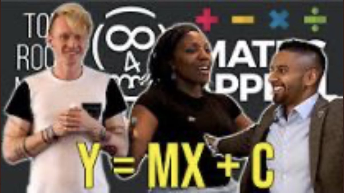 MathsAppeal's tweet photo. OUT NOW Tom Rocks @MathsAppeal video lesson 4
#GCSEmaths topic = Linear Graphs
Video here: https://t.co/4JXNvoplNp
Join @TomRocksMaths, @bobby_seagull & @DoTheMathsThing discuss how to find the equation of a straight line. #LinearGraphs #MathsForEveryone https://t.co/aG39UhjkqK