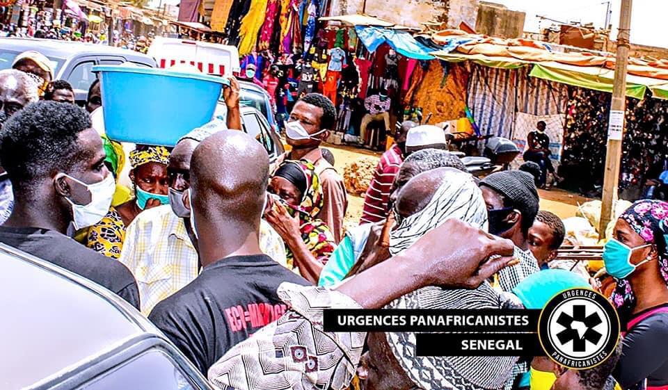 UrgencesPanaf's tweet photo. [ COVID19 : LE COMBAT S'ACCENTUE ]

URGENCES PANAFRICANISTES Sénégal continue ses actions sur le terrain en distribuant kits sanitaires et alimentaires.

Participez à la campagne d'@UrgencesPanaf contre le #COVIDー19 ▶️ https://t.co/lvEd73UfqK

#LePeuplePourLePeuple #coronavirus https://t.co/OXZvRamlI6