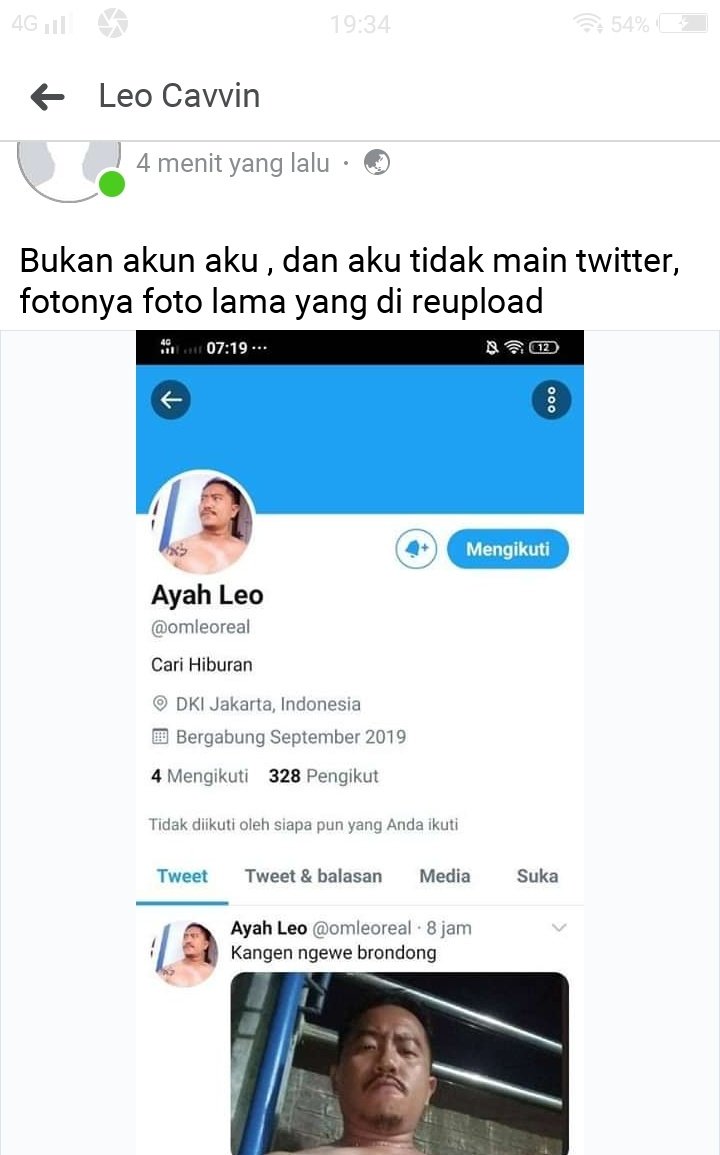 LeoCavin's tweet photo. @omleoreal Mau dapat follower tapi pakai foto orang lain,  buat kalian yang baca ini, bisa konfir langsung ke facebook ku https://t.co/UYTUegUkI5