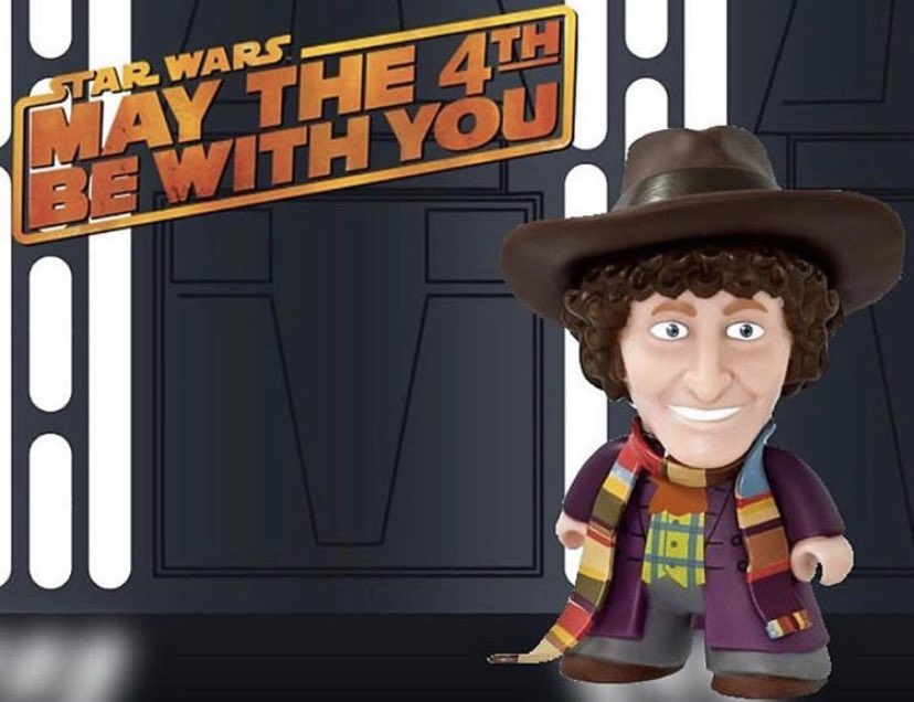TUTMSociety's tweet photo. Things have been quiet with us, but everyone is doing well! We hope everyone is staying healthy and safe! May the Fourth Be With You! #welovetitans #maythefourthbewithyou #starwars #doctorwho #fourthdoctor @titanmerch https://t.co/gcfBshG0l2