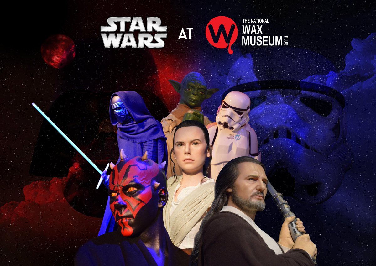 May the 4th be with you!

Celebrating everything Star Wars today! Although we are currently closed we would like to offer a discount on all our tickets, to be used later this year when we finally open back up.

Pre-purchase tickets today using the promo code: "waxmuseum10%"