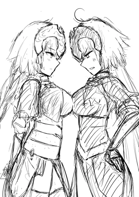 鎧に後悔中 