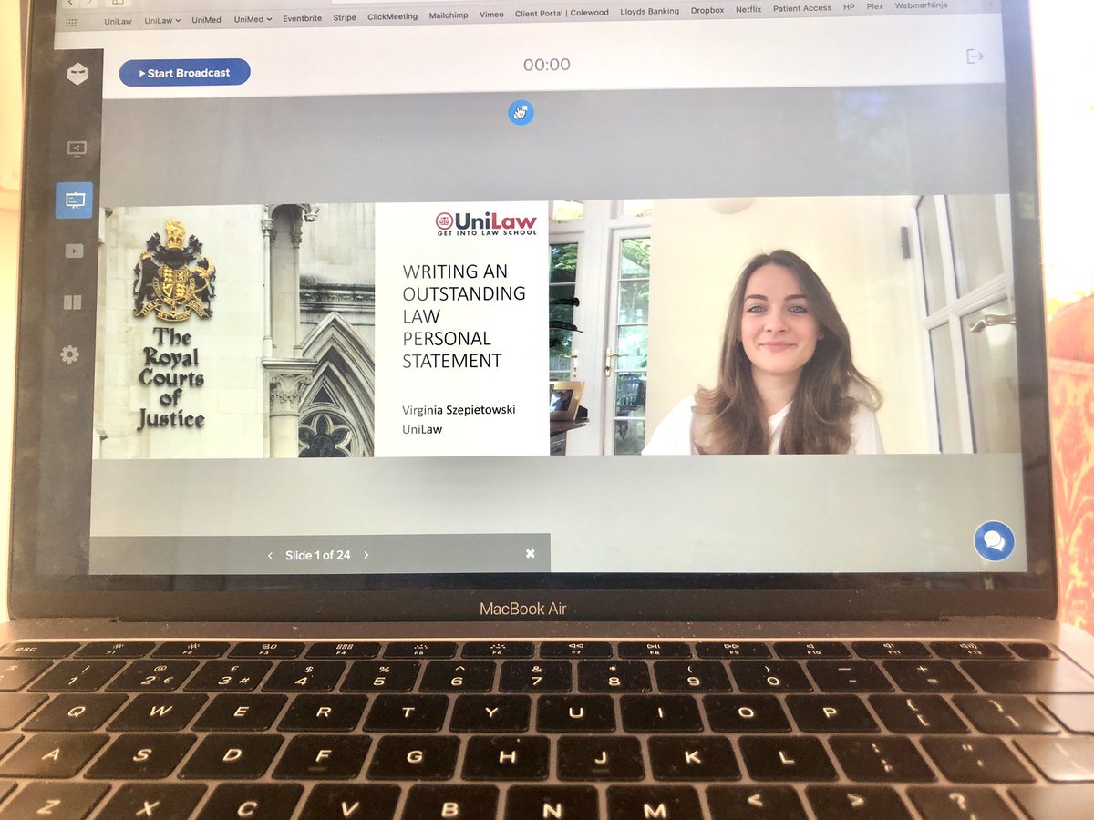 Excellent turnout at the <a href="/UniLaw_UK/">UniLaw - Get into Law School</a> #webinar this weekend. 
Future #lawstudents should make the most this time to identify areas of law that interest them and find their #motivation for studying #law