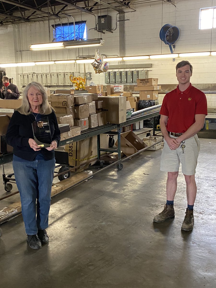 Congratulations to Ms. Diann Metzger on retiring after 34 years of service. Diann was a dedicated clerk who’s presence will truly be missed. Best wishes for the next chapter in life!   #UPSer #QuadSquad #Dedication #Retirement #NextChapter #BestofLuck #BestClerkEver