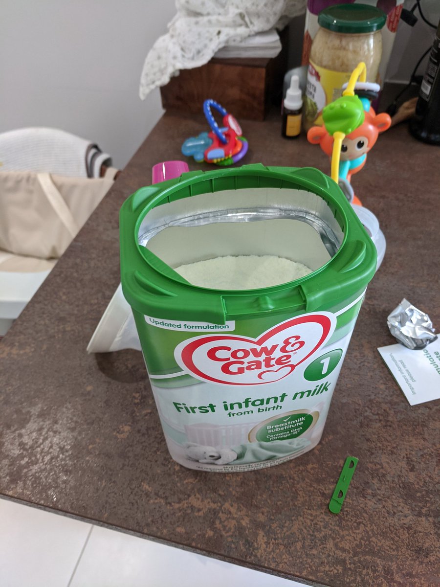 Natalie (@winegums) on Twitter photo Why is <a href="/Danone/">Danone</a> <a href="/cowandgate/">Cow & Gate UK</a> boxes encased in so much waste packaging? It must be 25% empty when it is brand new. Mixed materials so it's probably impossible to recycle #recycling #plasticpollution Why is <a href="/Danone/">Danone</a> <a href="/cowandgate/">Cow & Gate UK</a> boxes encased in so much waste packaging? It must be 25% empty when it is brand new. Mixed materials so it's probably impossible to recycle #recycling #plasticpollution