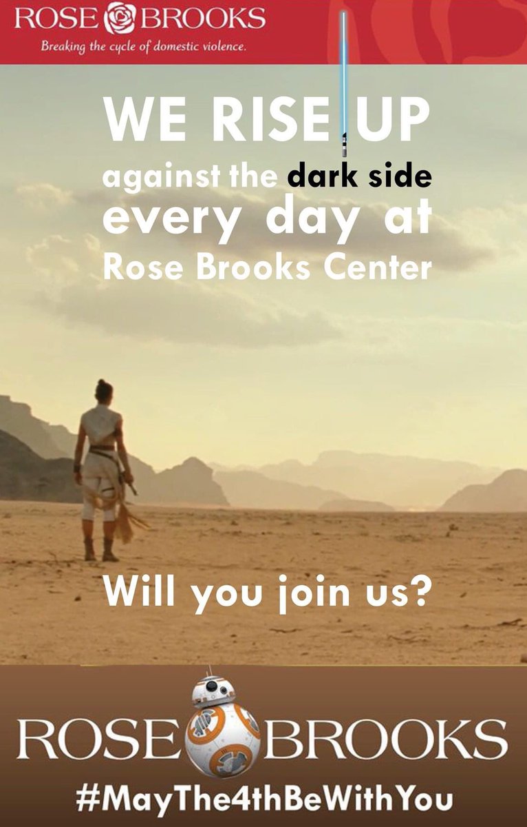 rosebrookskc's tweet photo. Thank you to all who join us in our work against the dark side every day. #MayThe4thBeWithYou #WillYouJoinUs #RoseBrooksIsHere https://t.co/2YGz9K4igB