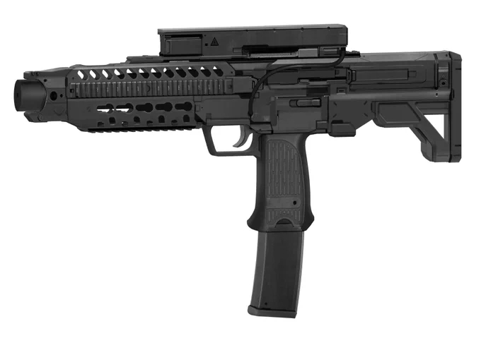 Submachine gun concept 2D + 2.5D 