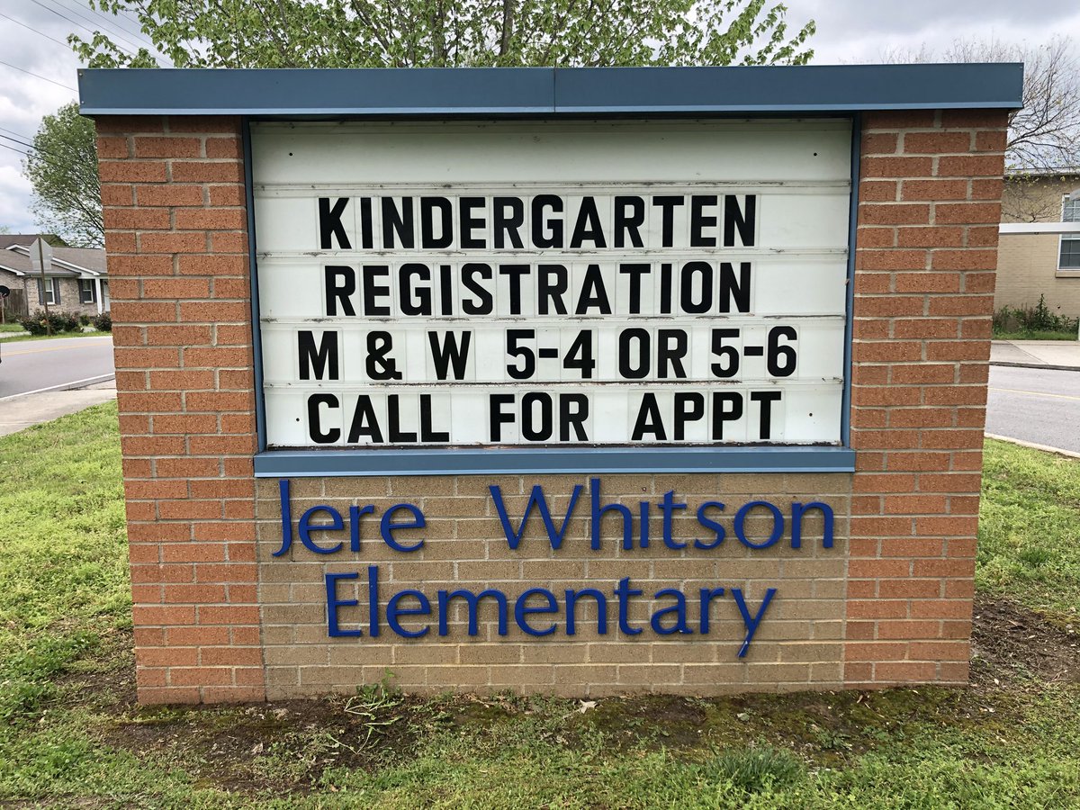 JWES_Wildcats's tweet photo. We are still setting pre-registration appointments for Wednesday for those who are eligible for Kindergarten at Jere Whitson Elementary next year. Please call the JWES office to set an appointment. https://t.co/PLomFiV4l1