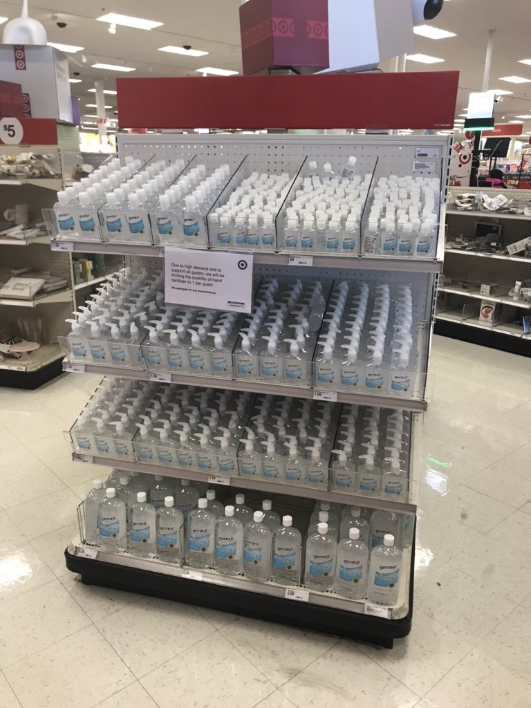 We’ve got hand sanitizer at VOA Target! Let us sell you some joy this morning! <a href="/kelsienoe/">Kelsie Noe</a> @I_Tob26 <a href="/HR_Andrew_Bays/">Andrew Bays</a> @victorz1545