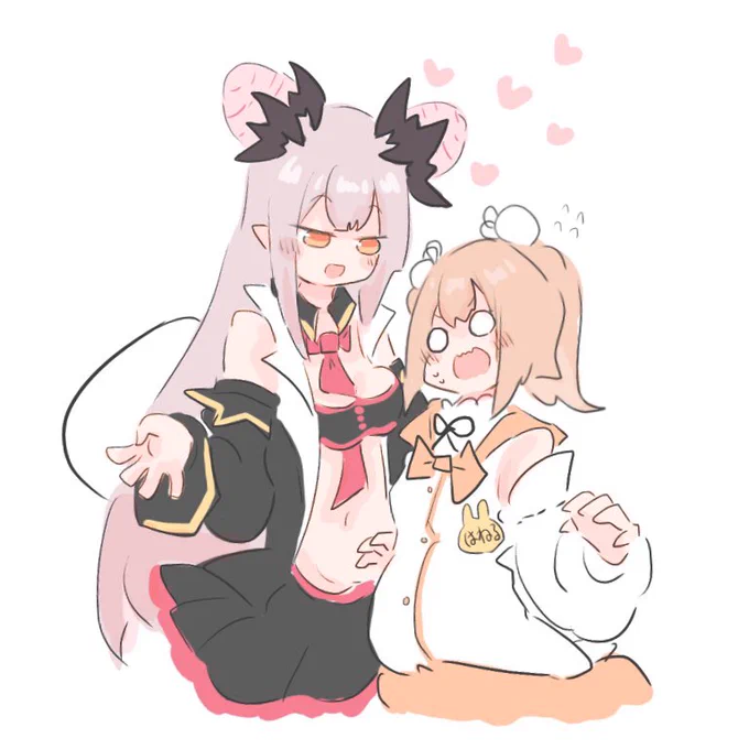 今も昔もパトねるはてぇてぇ…
 #パトラのアトリエ #はねるあーと 