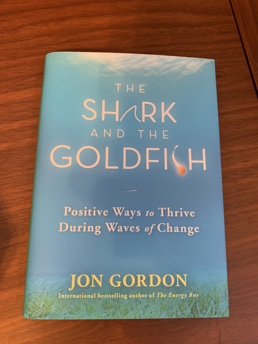 Checking out a new read by one of my favorites <a href="/JonGordon11/">Jon Gordon</a> I have a feeling this may be just what I need during this time of uncertainty! 🦈 💜