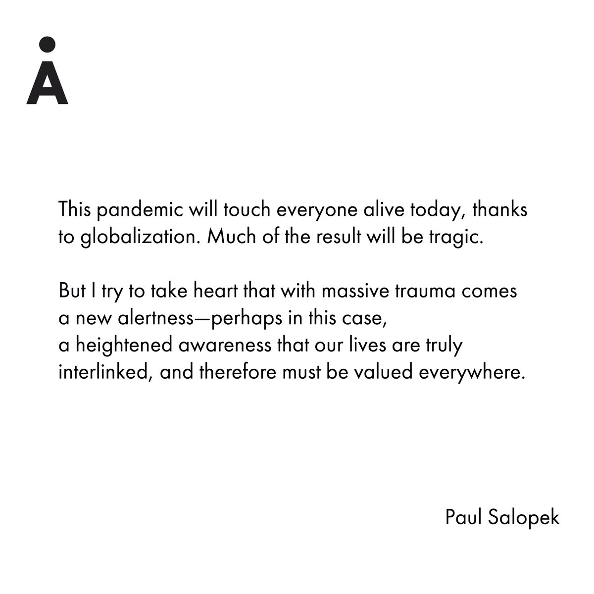 AdamdarCA's tweet photo. @PaulSalopek and his reflections on @outofedenwalk project and the post-pandemic world, advice to “stranded” journalists and thoughts about the environmental situation in Central Asia. Read the full interview here: https://t.co/uN4STZ8d8n
#DOCAproject https://t.co/SKVFUcCNjI
