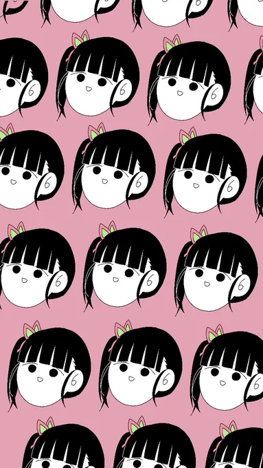 カナヲちゃ壁紙作った 