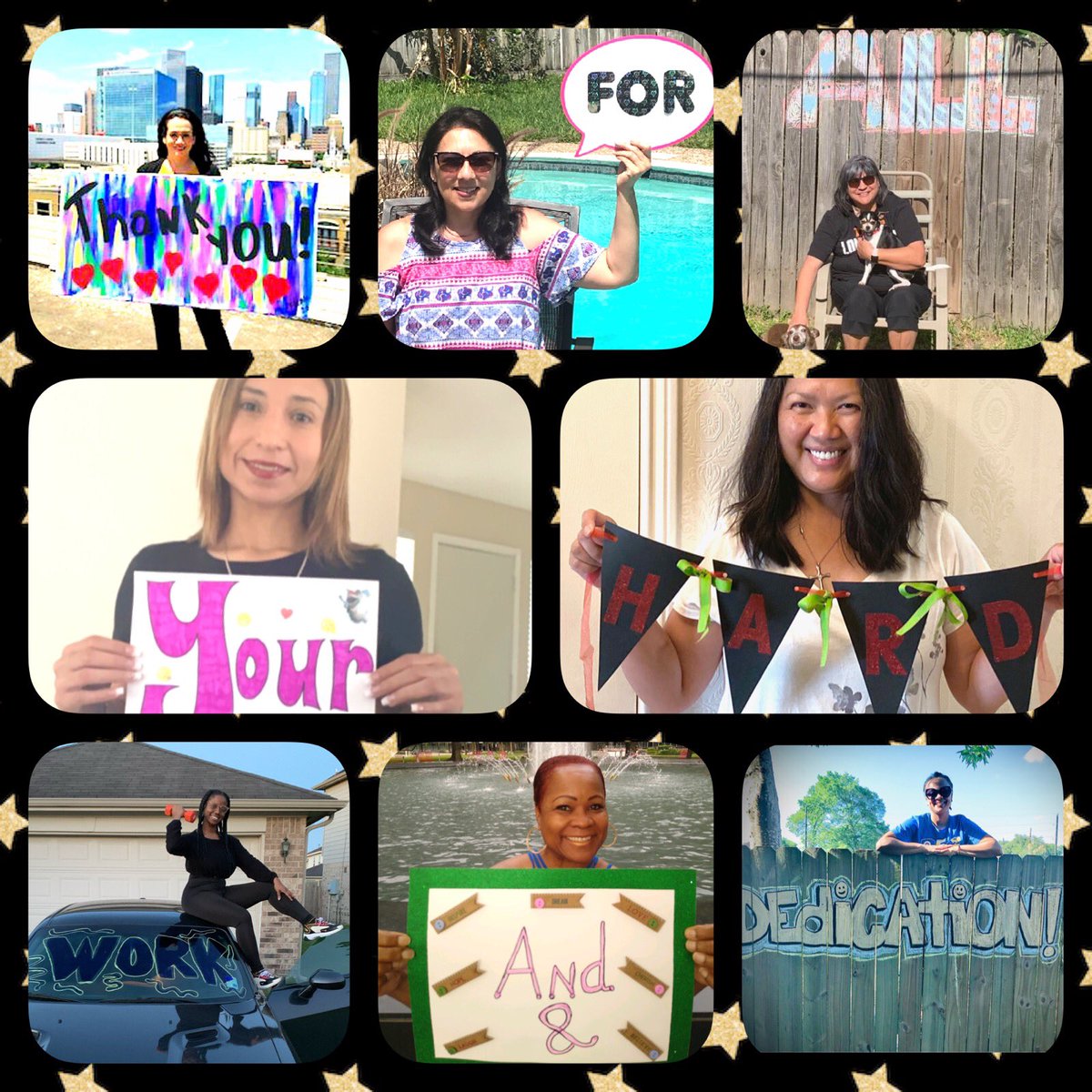 PetersenHISD's tweet photo. Happy #TeacherAppreciationWeek to all the wonderful teachers &amp; staff @PetersenHISD. We appreciate each of you ALWAYS for your amazing work &amp; commitment to excellence for our scholars!! All of you are incredible!!! 💙💛 #ThankAnHISDTeacher #ThankATeacher @SouthArea_HISD @TeamHISD https://t.co/N4fsOGn4xe