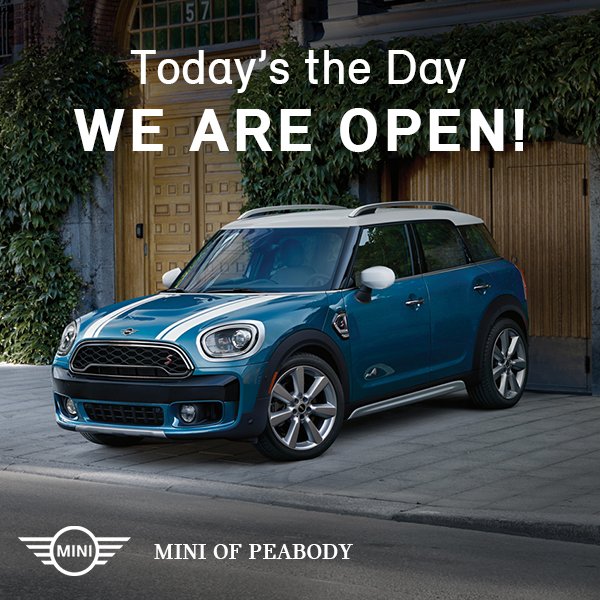 Today’s the day.

We’re open and excited to be back serving our community!

Visit our website here: bit.ly/2y8w2oQ or call for more details.