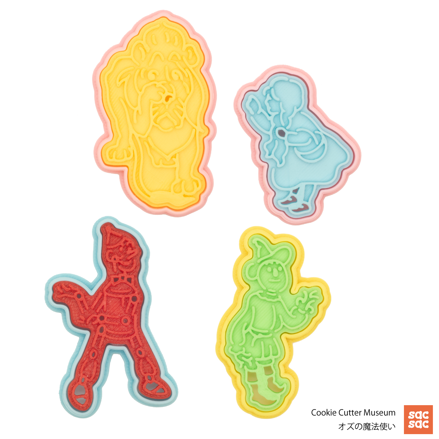 Sacsac オズの魔法使い 1900年刊の児童文学作品 カンザス州から空想の国に飛ばされたドロシー が ブリキのきこり 臆病なライオン 頭脳のないカカシとともに 不思議の国オズに住む魔法使いを訪ね ついにもとの世界に戻るまでの奇想天外な冒険の物語