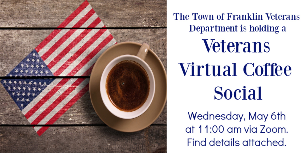 Veteran's Virtual Coffee Social - Weds - May 6