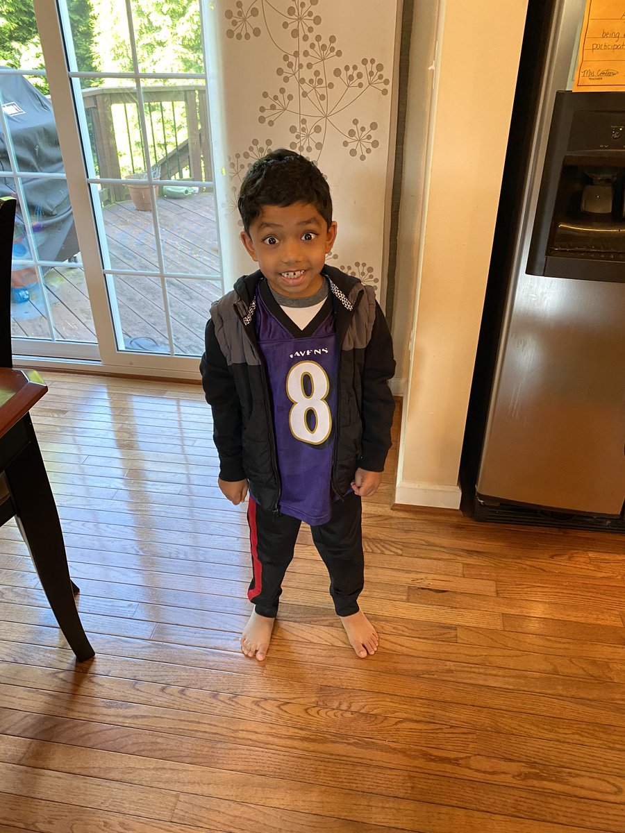 vilasn's tweet photo. @Lj_era8 my son is spending his quarantine wearing your jersey! He can’t wait to see you play again! https://t.co/DFzGXYgFII
