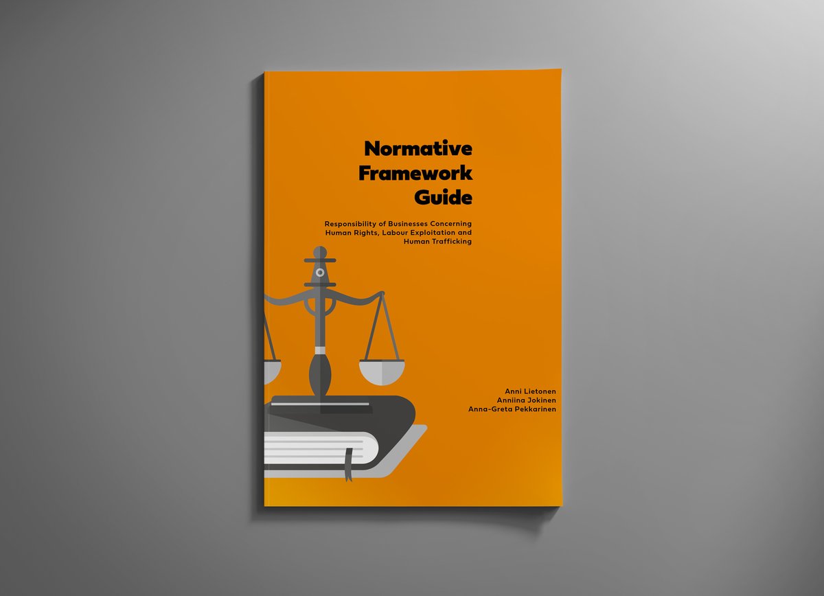 Heuni_institute's tweet photo. As a "side-kick" for the #FlowCSRtoolkit a "Normative Framework Guide" will be published to fill in knowledge gaps concerning the main legal and non-legal standards, principles and trends on human rights with a focus on labour exploitation and trafficking ⚖️#FLOW_THB #SDG8 https://t.co/px76htQT07