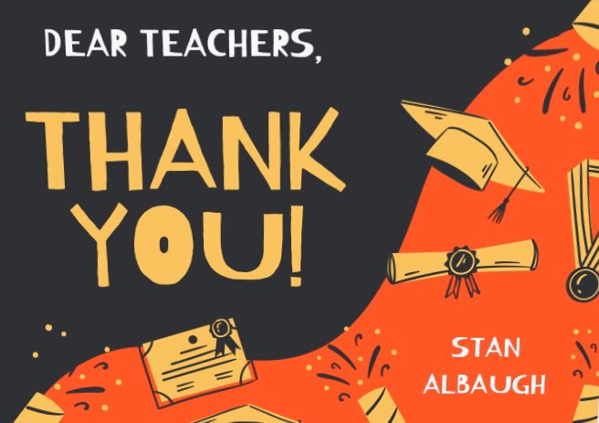 VoteStan2020's tweet photo. #TeacherAppreciationWeek Hoosier teachers deserve better pay, better support, and our gratitude. Thank you teachers! #RedForEd https://t.co/EHvA7GHnCB