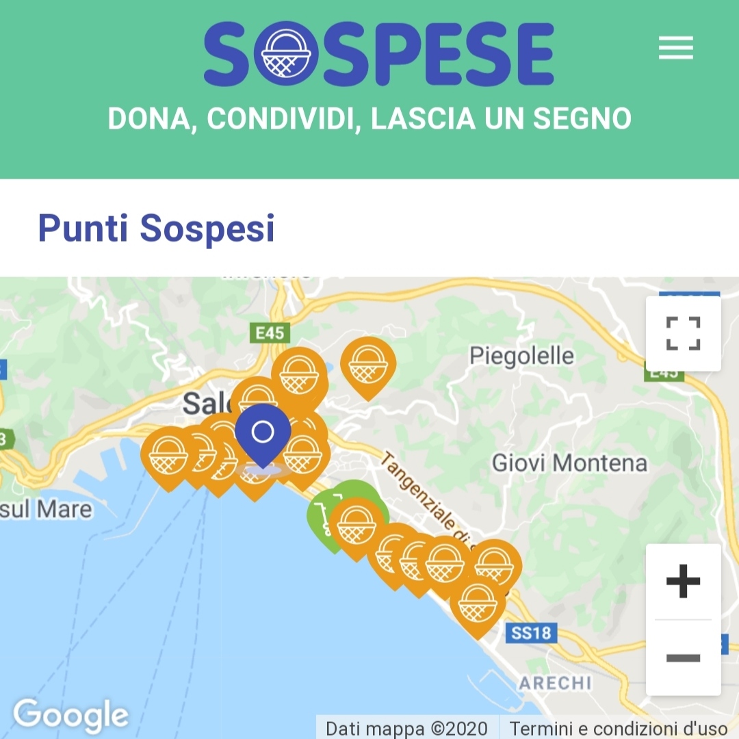 SospeseI's tweet photo. La risposta di #Salerno è stupefacente, non abbiamo nulla da aggiungere! Punti sospesi ovunque 😍 
Grazie #Salerno! 

Dona, condividi, lascia un segno https://t.co/oJ8oRhdqlk

#sospese #doni #cesto #spesa #aiuto #donazione #donare #sospeso #solidarity https://t.co/cAlGFqof2G