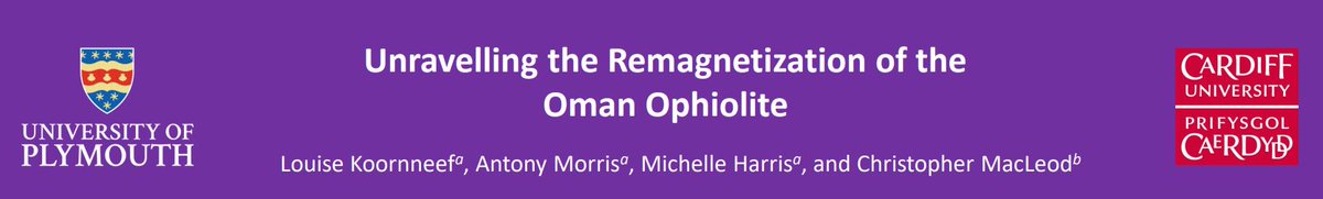 EarthSciPlymUni's tweet photo. Many of our staff and PhD students are sharing their research at #shareEGU20 this week. First up this afternoon is @Magneterrae in session EMRP3.8 showcasing her PhD work on "Unravelling the remagnetization of the Oman ophiolite" https://t.co/FtPT6eNtA8 https://t.co/4bjlyEqQxk