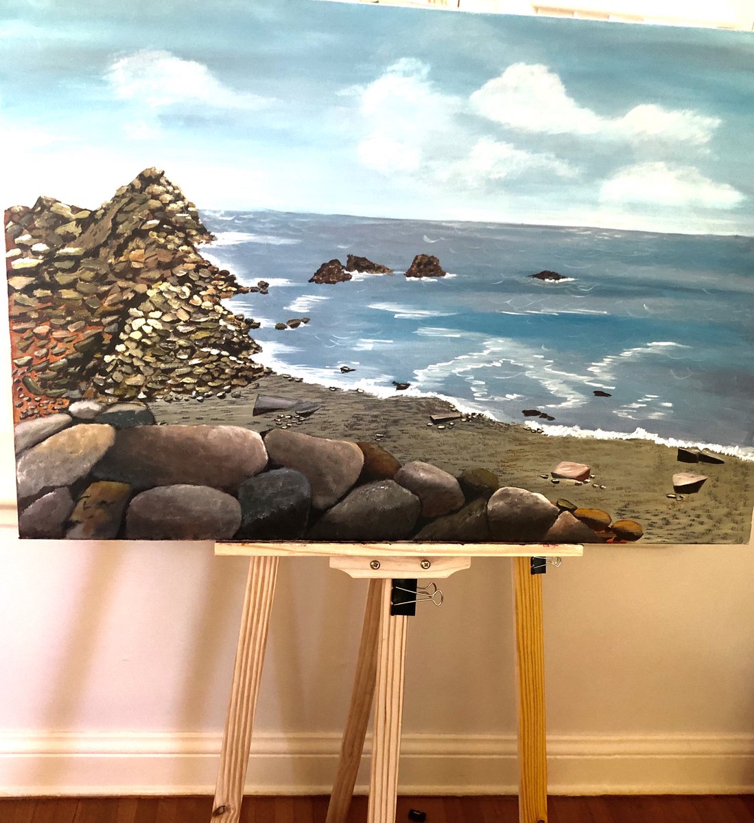 From my paintbrush...