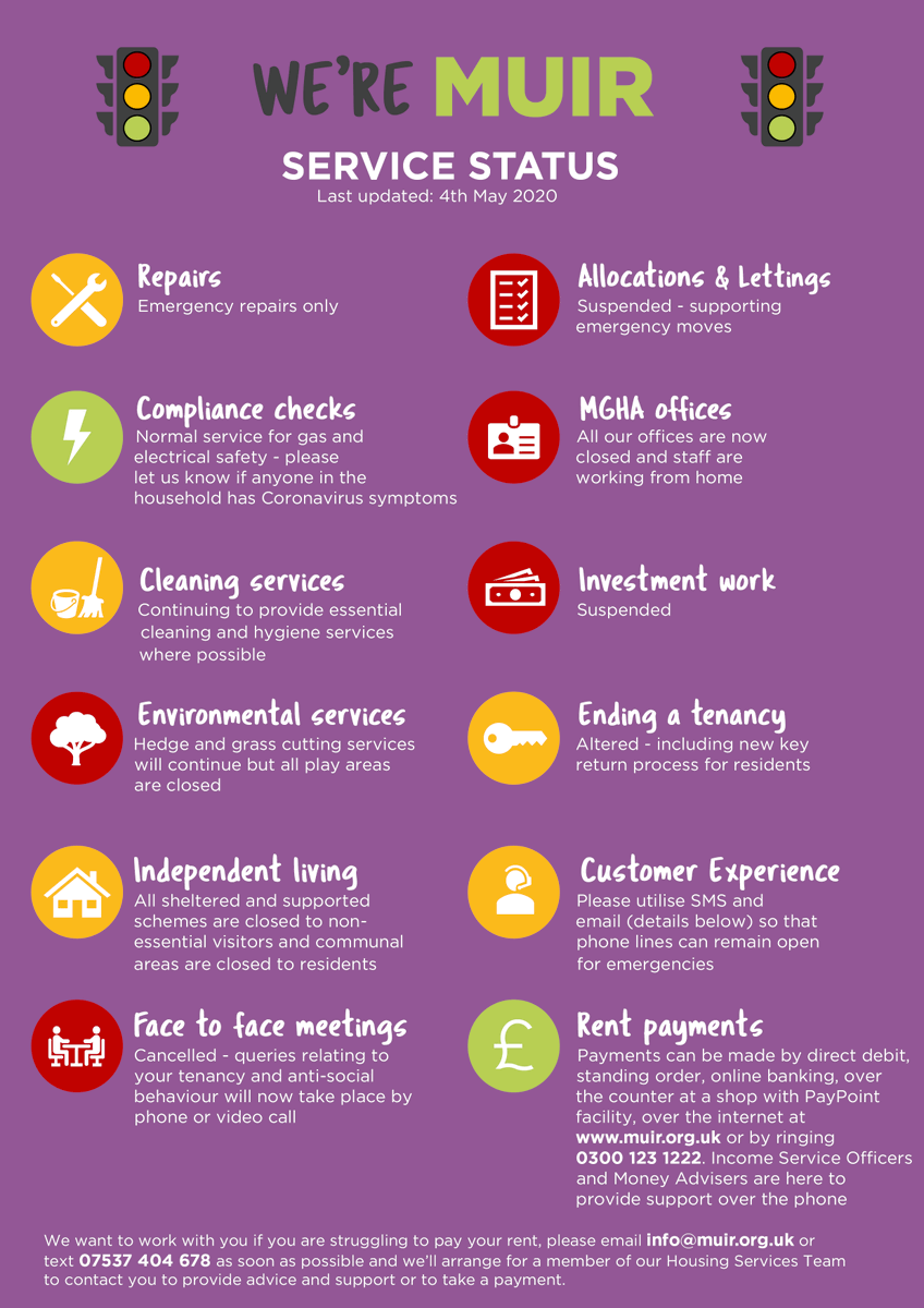 MuirGroupHA's tweet photo. Our service changes at a glance.
For more details visit: https://t.co/QM1YohTuim https://t.co/Xi9RGzdQuk