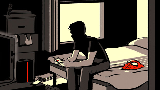 shotscreative's tweet photo. A series of beautifully drawn artwork from @RegisRaffin imagines the lives of locked-down super heroes and how they might be spending their time.

https://t.co/hA04S8MDtc https://t.co/kubqgkz0MW