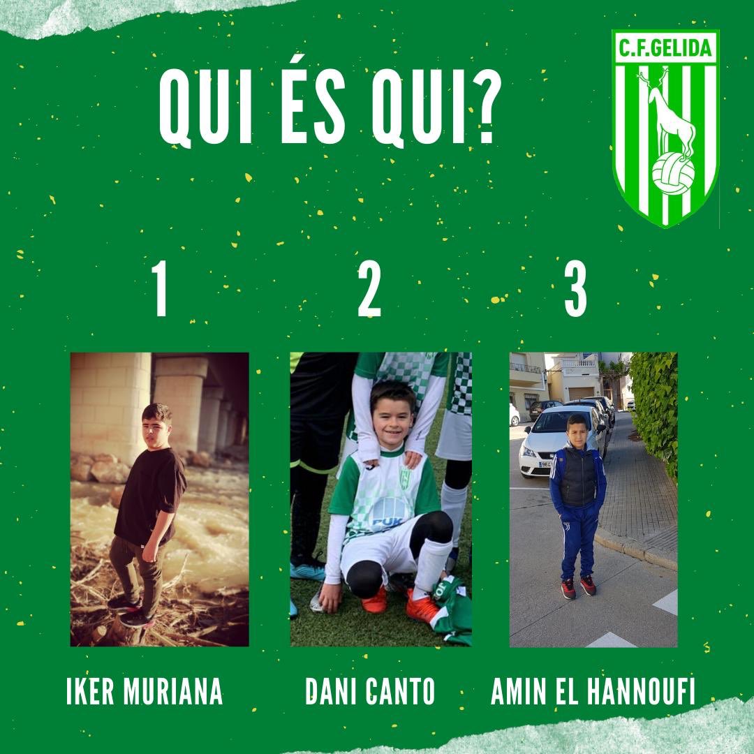 GelidaClub's tweet photo. 🚨JOC || “Qui és qui?”🤔

✅ Aquí tenim la solució de la foto d’ahir, havies reconegut a l’Iker, Daniel i Amin?

Gràcies per participar!👏🏽 https://t.co/jCZuETTM7M