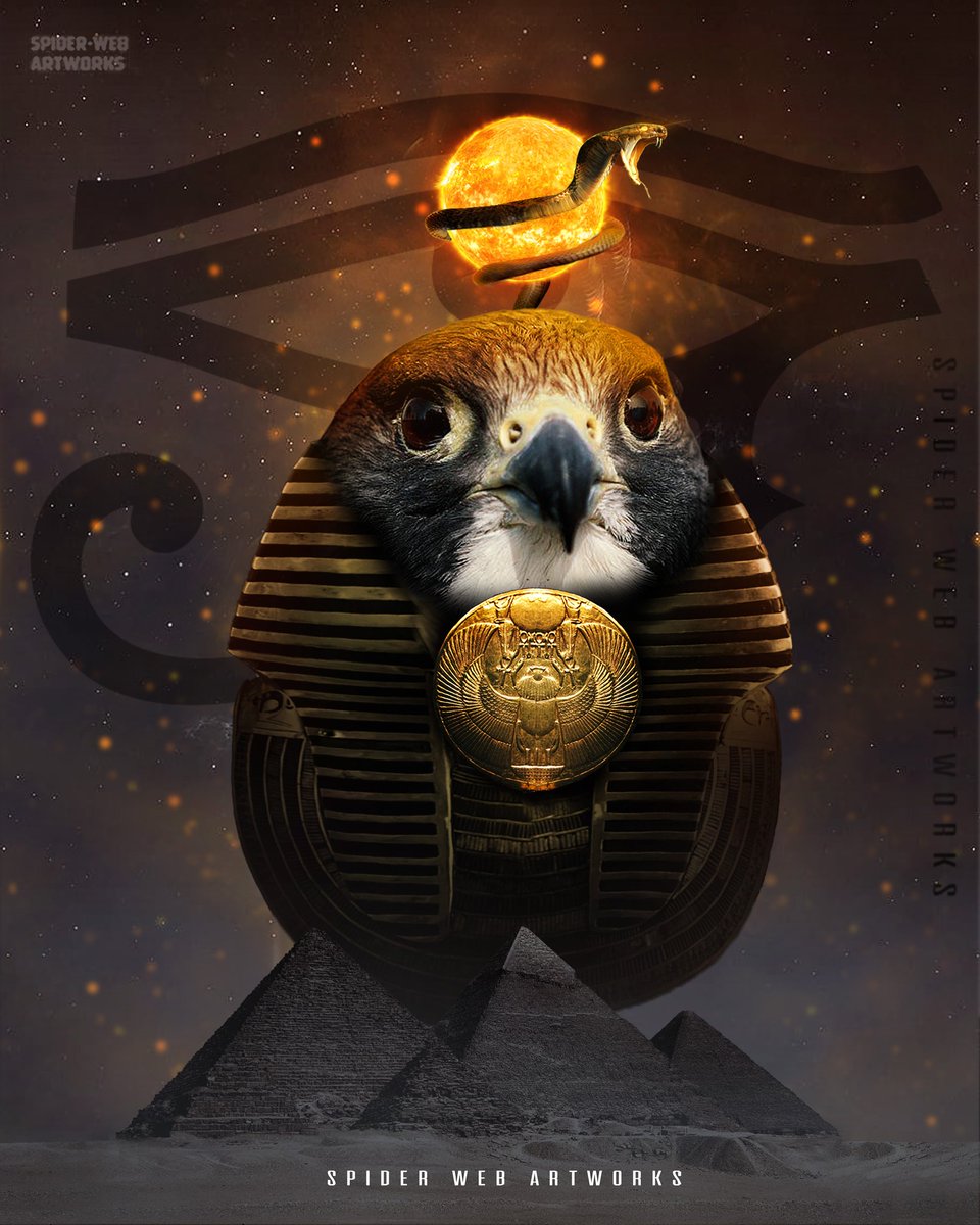 spiderwebartz's tweet photo. Ra - Sun god 🌞 of Ancient Egypt , " King of the Gods " & the patron of the pharaoh .
#pyramid #pyramids #ancientegypt #Egypt #ragod #God #sungod #ra #AncientAliens #luxor #karnak #valleyofthekings #pharaoh #horus #anubis #osiris https://t.co/T6fI1QxNZy