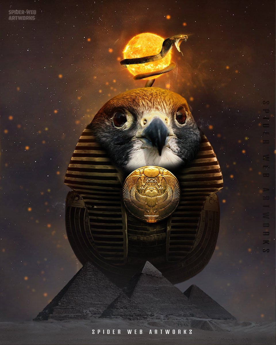 spiderwebartz's tweet photo. Ra - Sun god 🌞 of Ancient Egypt , " King of the Gods " & the patron of the pharaoh .
#pyramid #pyramids #ancientegypt #Egypt #ragod #God #sungod #ra #AncientAliens #luxor #karnak #valleyofthekings #pharaoh #horus #anubis #osiris https://t.co/T6fI1QxNZy