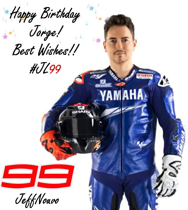 Happy 3  3  birthday Jorge Lorenzo !!! Feliz Cumpleaños    