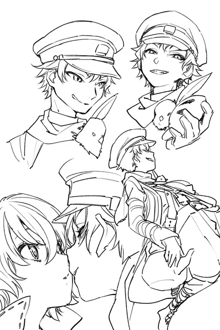 練習
髪はこんくらいかなと思うんだけど
ツリ目描くの苦手だからもっと練習したい 
