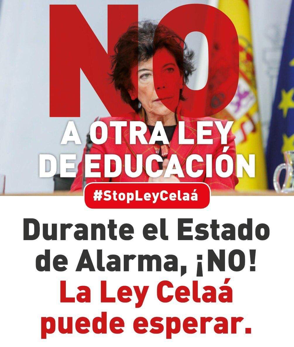 saritavalencia's tweet photo. #StopLeyCelaa #NoCierresMiCole  No a totalitarismo educativo @CelaaIsabel @educaciongob https://t.co/XupJl0F8KU