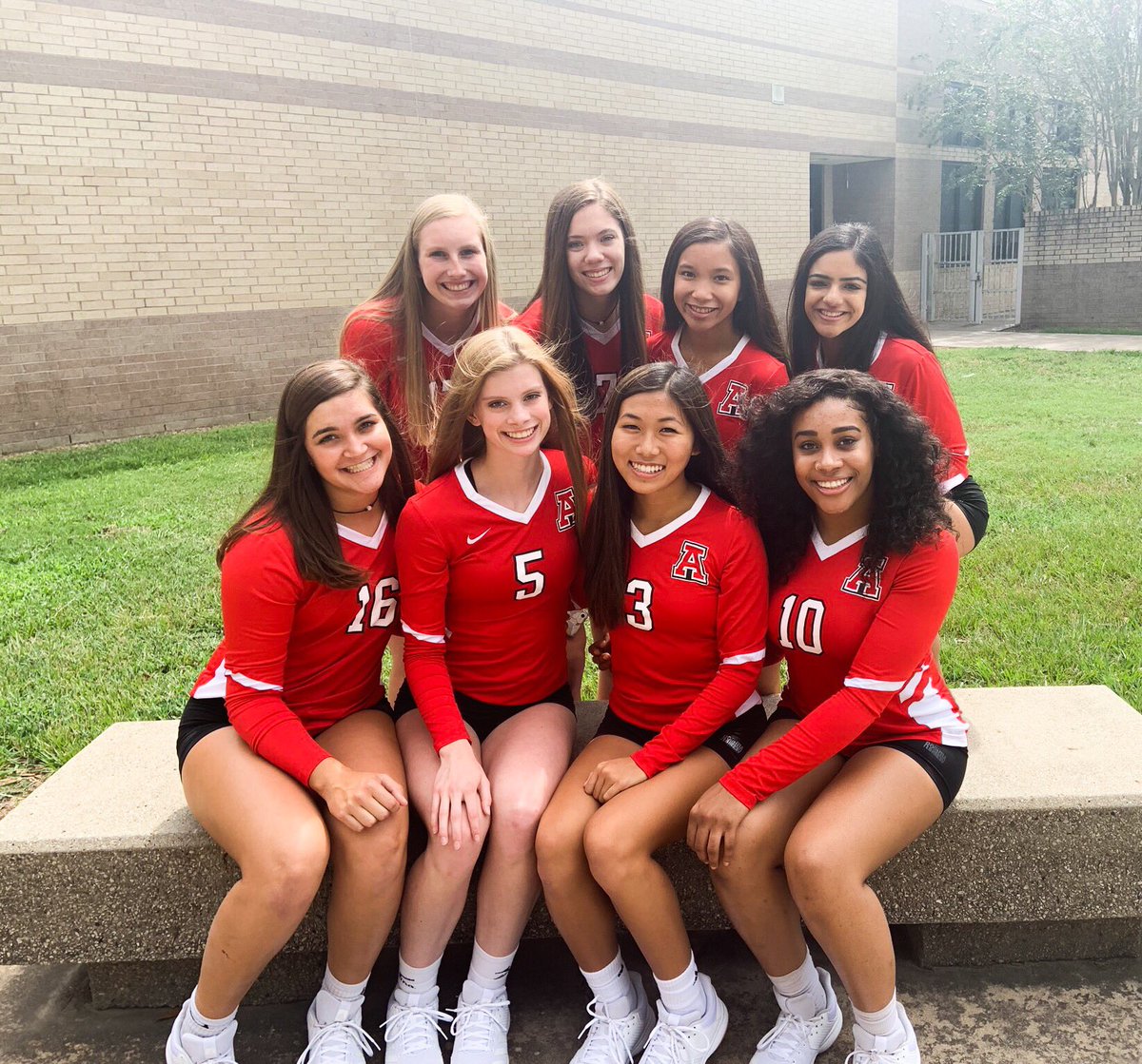 This beautiful group of seniors graduate this year!  They love each other and love this sport.....”oh the places they will go”