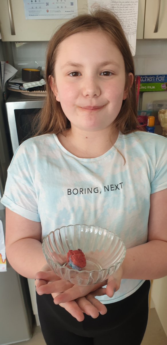 BremnerHayley's tweet photo. @LavenhamPrimary After doing her online science learning today, Bethany did an experiment on how metamorphic rock is formed ❤ #eaglestakeover #inthistogether https://t.co/1Td4EHHQEO