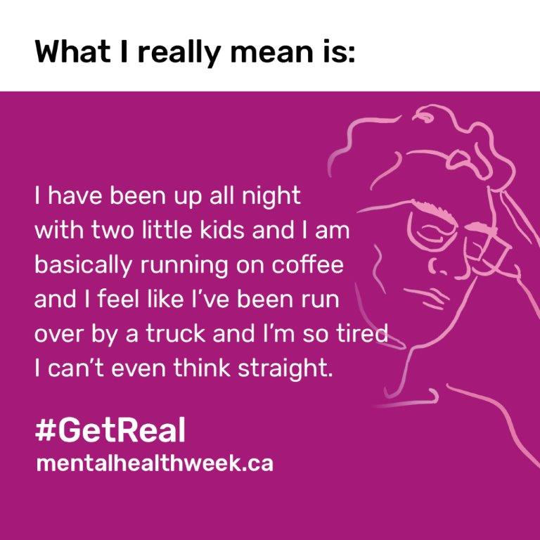 CMHA_EM's tweet photo. Good morning! It's #MentalHealthWeek and we encourage you to consider ways to have real conversations about how you feel. It's time to go beyond "I'm fine" and #GetReal while finding ways to build connection. Have a great week! #TogetherApart #mlhu #ldnont https://t.co/E445NPDTFY