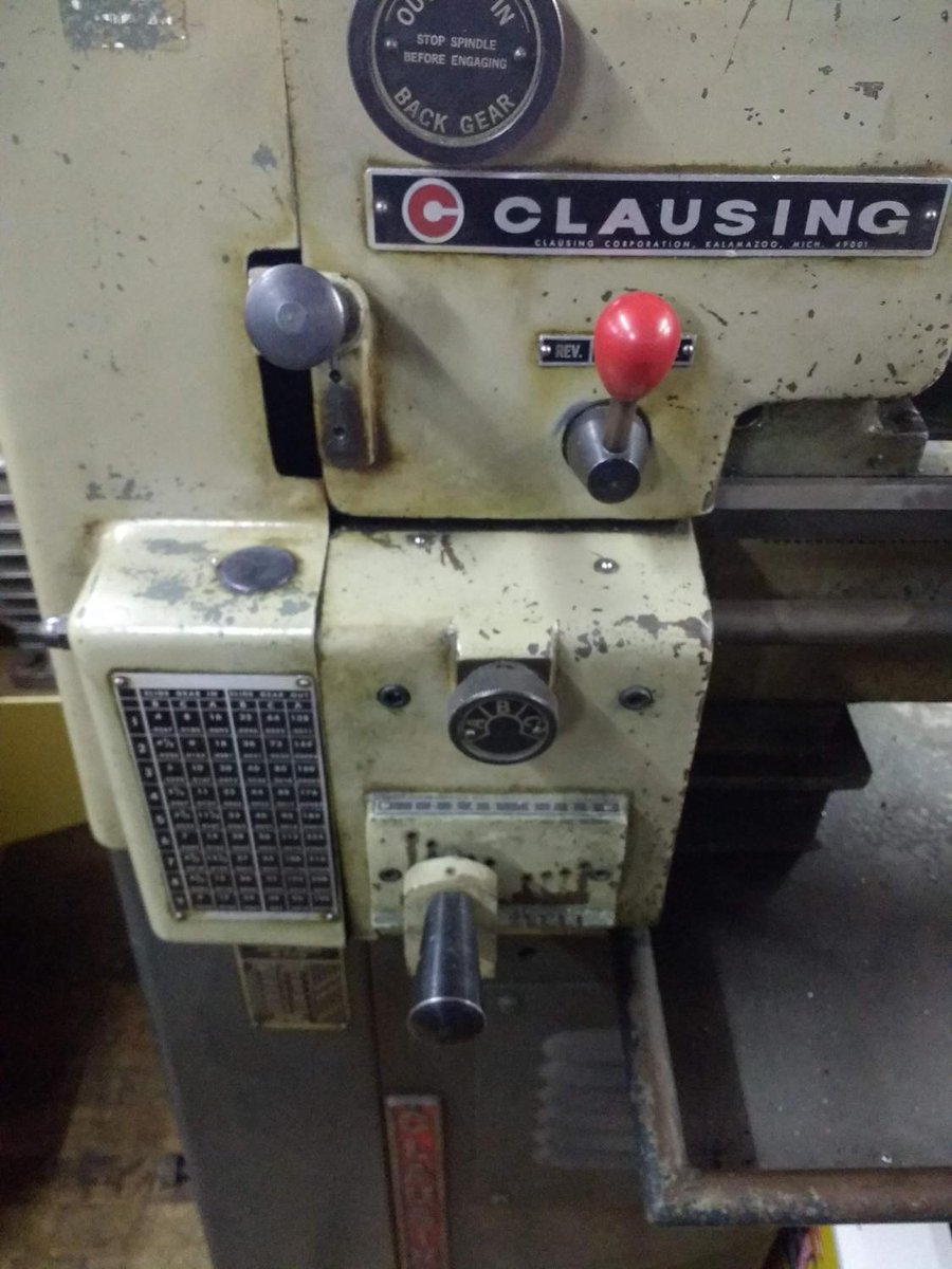 Machinetoolcomm's tweet photo. Used Lathes (Manual) For Sale - Clausing 12X36 Engine Lathe (metal) https://t.co/WxzW1657F2 #Clausing #lathe #enginelathe #manuallathe #machinetools #mfg #usedmachinery #machinerydealer #usedmachinetools #imts2020 https://t.co/fp029iU3X4